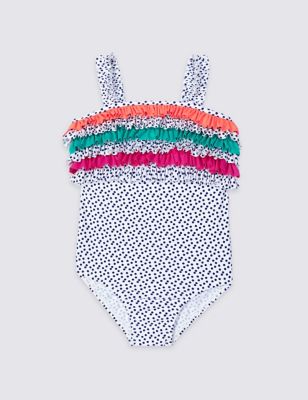 Polka Dot Frill Swimsuit &#40;0-5 Years&#41;